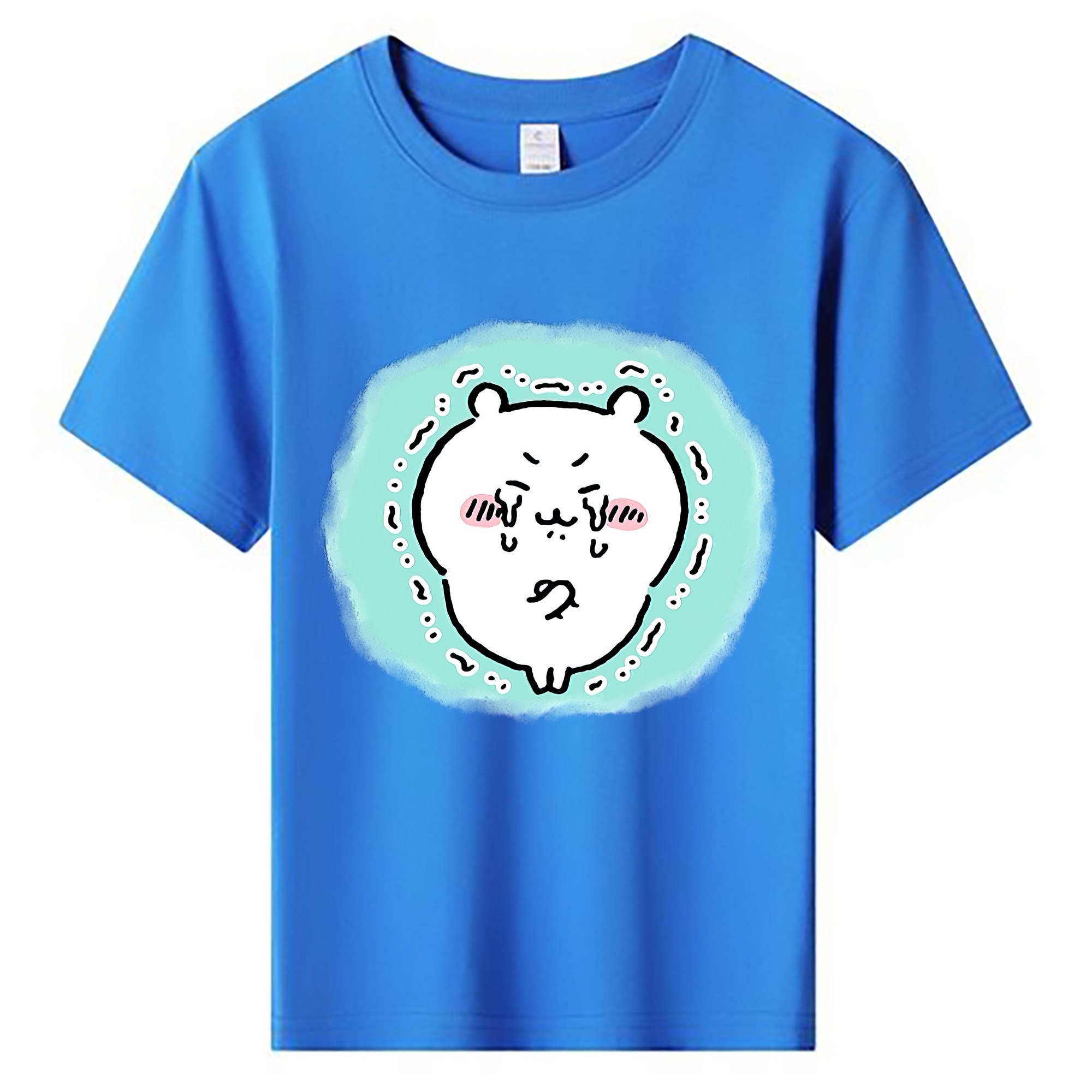 （画像用） ちいかわ ちいかわ Chii-kawa chiikawa 綿100％キッズTシャツ（フロントプリント）